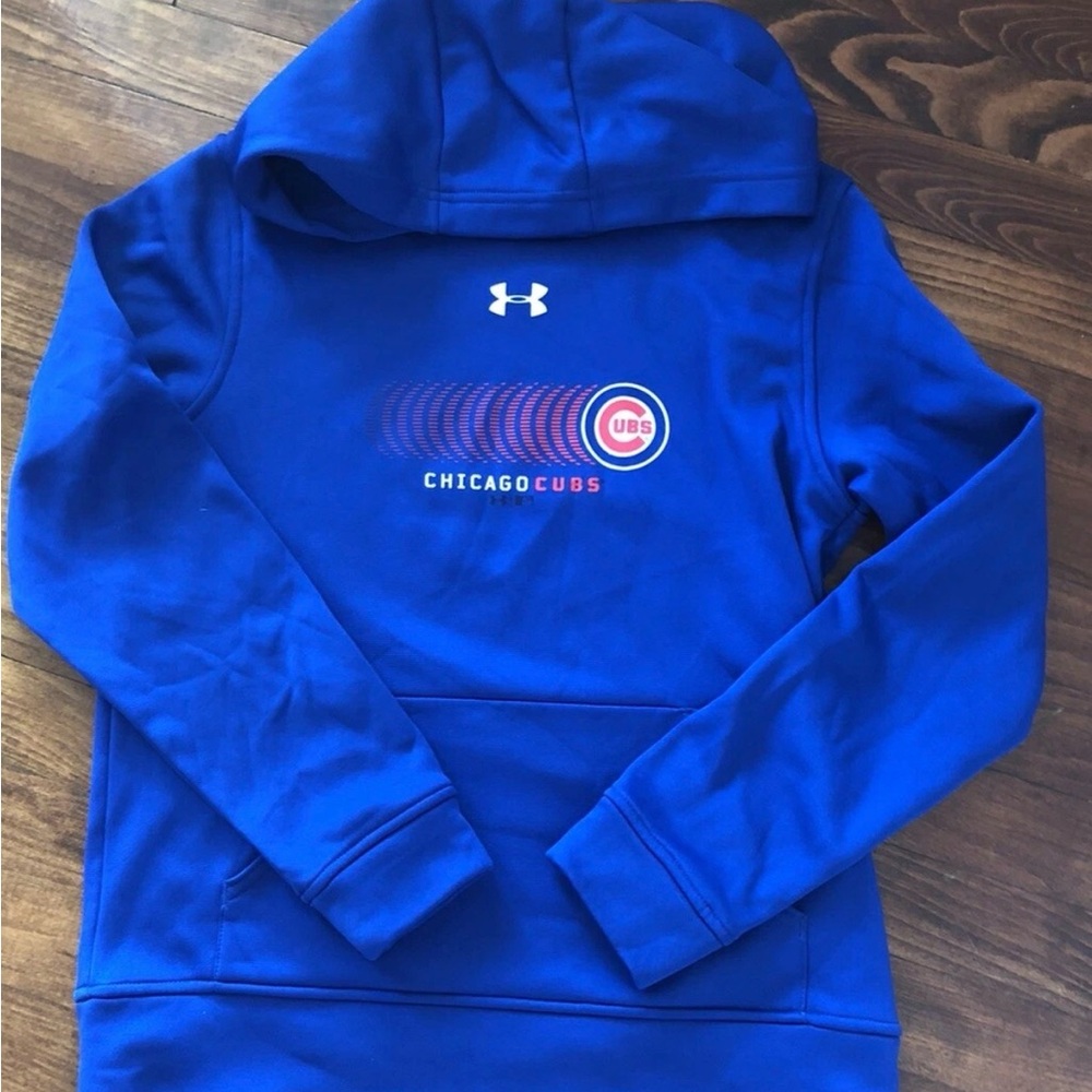 Under Armour Royal Blue ColdGear Hoodie XL youth